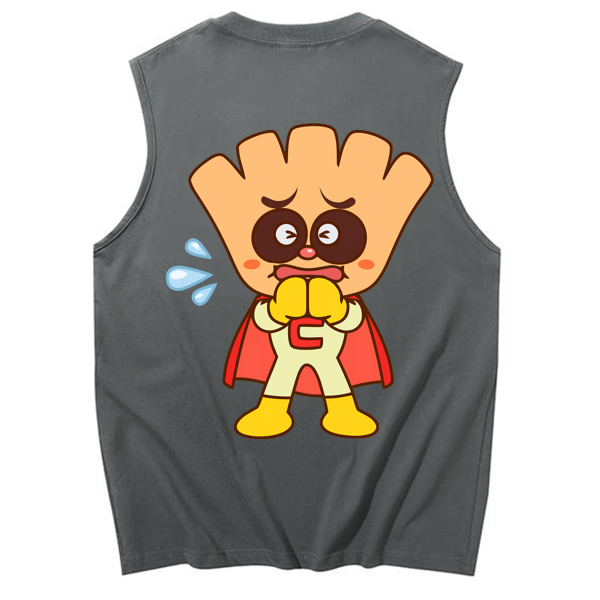 （画像用） アンパンマン Anpanman コットン100％タンクトップ（背面プリント）